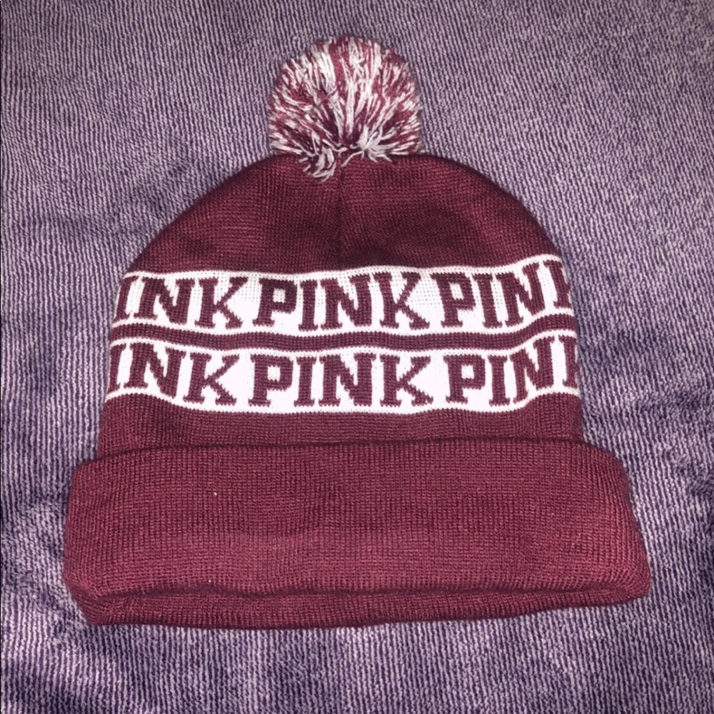 Maroon PINK beanie